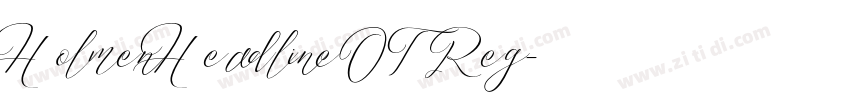 HolmenHeadlineOT Reg字体转换